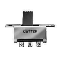 KNITTER-SWITCH スライドスイッチ 単極単投（SPST） 350 mA ＠ 30 V dc MFS 131 D（直送品）