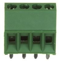 TE Connectivity 基板用端子台， Buchananシリーズ， 2.54mmピッチ ， 1列， 緑