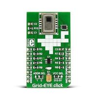MikroElektronika 赤外線（IR）センサ Grid-EYE ClickmikroBus Clickボード AMG8853 MIKROE-（直送品）