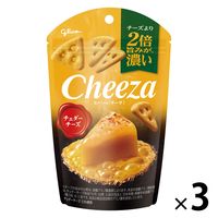江崎グリコ　生チーズのチーザ　チェダーチーズ　1セット（3個）　おつまみ　スナック