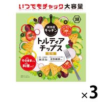 いつでもチャック トルティアチップス 塩味 3袋 湖池屋 スナック おつまみ