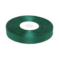 日本紐釦貿易 カラーリボン 巾12mm×29m お徳用10反 カラー/緑 AMK12-9-10 1個(10巻)