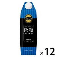 伊藤園 タリーズコーヒー 微糖 キャップ付き 紙パック 1000ml 1セット（12本）