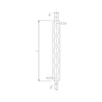 旭製作所 石英球入冷却器 200mm 1310-200 1個 64-5087-97（直送品）