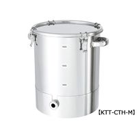 日東金属工業 片テーパー型密閉容器 目盛付 クリップ式 KTT-CTH