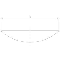 旭製作所 石英時計皿 φ80mm 1022-80 1個 64-5086-86（直送品）