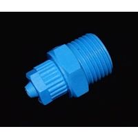 アズワン PP R1/2オスネジ付きチューブロックアダプター 6×8mm 64-5266-83 1袋(10個)（直送品）