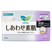 ナプキン 特に多い昼用 羽つき 25cm ロリエ しあわせ素肌 消臭プラス 1個（15枚） 花王