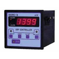 パネル型 ORP指示調節計（DIN96小型デジタル）AC100V電源 DC4～20mA絶縁出力 DORC-3-21 64-8852-36（直送品）