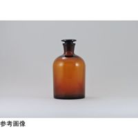 アズワン 試薬瓶 30mL 細口 茶 65-0503-78 1個（直送品）