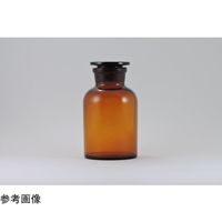 アズワン 試薬瓶 500mL 広口 茶 65-0503-90 1個（直送品）