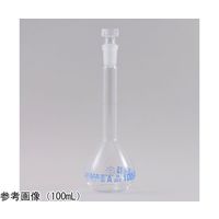 アズワン メスフラスコ 白 ガラス栓付 1000mL NS24/29 65-0504-23 1個（直送品）