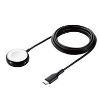 アップルウォッチ磁気充電ケーブル 充電器 ケーブル USB-C 2m ブラック MPA-AWCS20BK エレコム 1個（直送品）