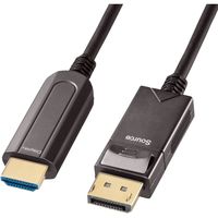 サンワサプライ DisplayPort-HDMI変換光ファイバーケーブル KC-DPHDFB