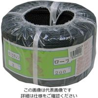 松浦工業 PE大巻ロープ 約3ミリX200M 黒 4984834090153 1セット(3個)（直送品）