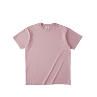 TRUSS オーガニックコットンTシャツ　サイズM　5.3oz　ダスティピンク　1着（直送品）