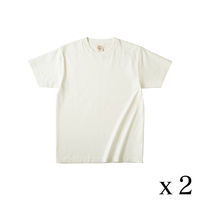 TRUSS オーガニックコットンTシャツ　サイズL　5.3oz　ナチュラル　1セット（2着入）（直送品）