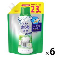 レノア 超消臭 抗菌ビーズ ウォータリーグリーン 詰め替え 特大 970ｍL 1箱（6個入） 抗菌 P＆G 【リニューアル】