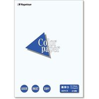 長門屋商店 カラーペーパー B5 最厚口 白 ナ-4501 1セット(2000枚:25枚入×80)（直送品）