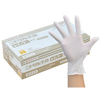 パックスタイル PSニトリル手袋 レギュラー 白・粉無 SS　3000枚(100×30) 00622004（直送品）