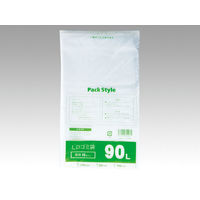 パックスタイル PSゴミ袋 LD 030-90L 透明　200枚(10×20) 427551（直送品）