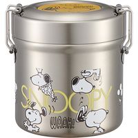 スケーター STLB0AG 抗菌真空ステンレスランチボックス600ml