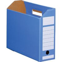ジョインテックス ボックスファイル ヨコ型青10冊 D044J-BL　3パック（直送品）