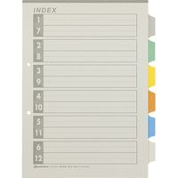 ジョインテックス 再生インデックスA4S6色6山100組D137J-6Y10　1箱（直送品）