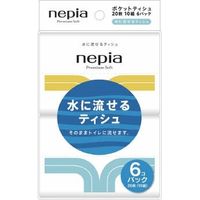 王子ネピア ネピアプレミアムソフト水に流せるポケット10組 4901121631264 6個パック×24点セット（直送品）