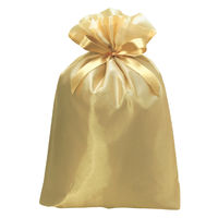 包む 巾着 オーガンジー BAG LLサイズ シャンパンゴールド T-2845-LL 1セット（2個）（直送品）