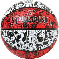 SPALDING（スポルディング） バスケットボール グラフィティ レッド×ホワイト 6号球 84530J 2球（直送品）