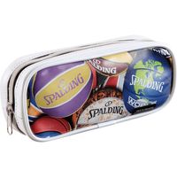 SPALDING（スポルディング） SPALDING プリントペンケースホワイト SPF130W 2個（直送品）