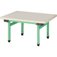 【軒先渡し】ニシキ工業 昇降式園児用テーブル 高さ380～500mm アイボリー EUC-G IV