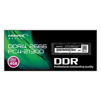 磁気研究所 DDR4 2666 ノートPC用メモリ4GB SODIMM HDDDR4S-2666-4G 1個