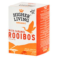 【ノンカフェイン】 Higher Living ハイアリヴィング オーガニックティー ルイボス キャラメル 1箱（20バッグ入）
