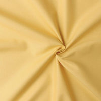 NBK エイティスクエア 無地 生地 綿100% シャーティング ライトマスタード 黄色系 巾約110cm×5m切売カット KD4630-1（直送品）