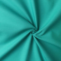 NBK エイティスクエア 無地 生地 綿100% シャーティング エメラルド グリーン系 巾約110cm×5m切売カット KD4630-21（直送品）