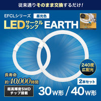 エコデバイス LEDサークルランプ 昼光色 EFCL