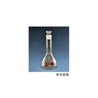 アズワン メスフラスコ 短形 透明(ニュースタンダード) 100mL 英語版校正証明書付 5670FK100S 1個 61-9725-85-56（直送品）