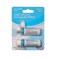 FOREVER USB リチウムイオンバッテリー USBLI2 1パック（2個） 63-1825-77（直送品）