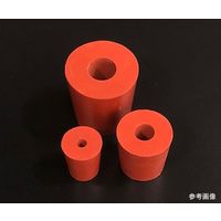 アズワン 穴付き赤ゴム栓 4号 Φ6 63-4109-31 1個（直送品）