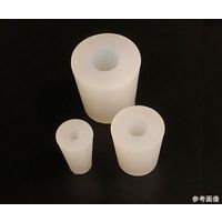 アズワン 穴付きシリコンゴム栓 0号(02) Φ6 63-4113-54 1個（直送品）