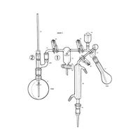 桐山製作所 ミクロキュルダール窒素定量水蒸気蒸留装置 AB24F-1-1 1セット 64-1060-45（直送品）