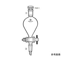 桐山製作所 フッ素樹脂栓接続型分液ロート（ヘルツ型） TFU81-1