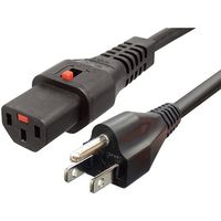 エイム電子 ロック電源ケーブル 3m APW12-5-15/C13LK-03 1本 64-1245-65（直送品）