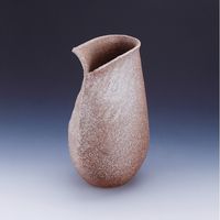 【ギフト包装】ヤマ庄陶器　信楽焼　月の水面　花器　22-0301-042　1個（直送品）