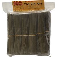 アイ・ジー・オー IGOツイストタイ　ビニール・タイ　茶　4ｍｍ×10ｃｍ VBR-0410 1袋（1000本入り）（直送品）
