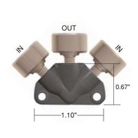 IDEX（アイデックス） High Pressure Mixing Tee SS Frit 10μm U-466S 64-3957-80（直送品）