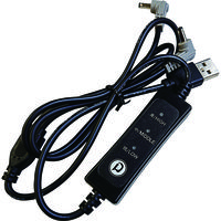 中国産業 9965Di-VaiZ5V USB専用スイッチ付き高耐久接続USBケーブル色展開なしF 9965-999-F 1本（直送品）