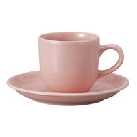 みやび街道 カップ＆ソーサー ピンクコーヒー碗皿 (7個入) mkd-76943433（直送品）